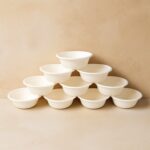 Freshee 240 ml Compostable Bagasse Bowl (10 Pc) - Front View by Nari Haat, Indian ethnic wear, women clothing, design...