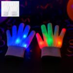 Dynamic Multi-Color Led Light-Up Glow Gloves (1 Pair) - Front View by Nari Haat, Indian ethnic wear, women clothing, ...