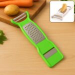 Supermom 3-in-1 Multi-Functional Stainless Steel Vegetable & Fruit Peeler (1 Pc) - Front View by Nari Haat, Indian et...