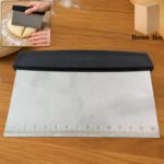 Premium Stainless Steel Dough Scraper (1 Pc) - Front View by Nari Haat, Indian ethnic wear, women clothing, designer ...