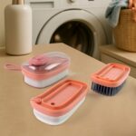 Multipurpose Hydraulic Cleaning Brush Set (3 Pc) - Front View by Nari Haat, Indian ethnic wear, women clothing, desig...