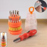 31in1 Magnetic Screwdriver Set with 30 Bits Professional Tool Kit (4 Pc Set) - Front View by Nari Haat, Indian ethnic...