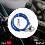 Multipurpose Cable Lock for Bike, Luggage, Steel Keylock, Anti-Theft - Image 2
