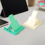 Adjustable Foldable Plastic Mobile Phone Stand Holder (2 Pc) - Front View by Nari Haat, Indian ethnic wear, women clo...