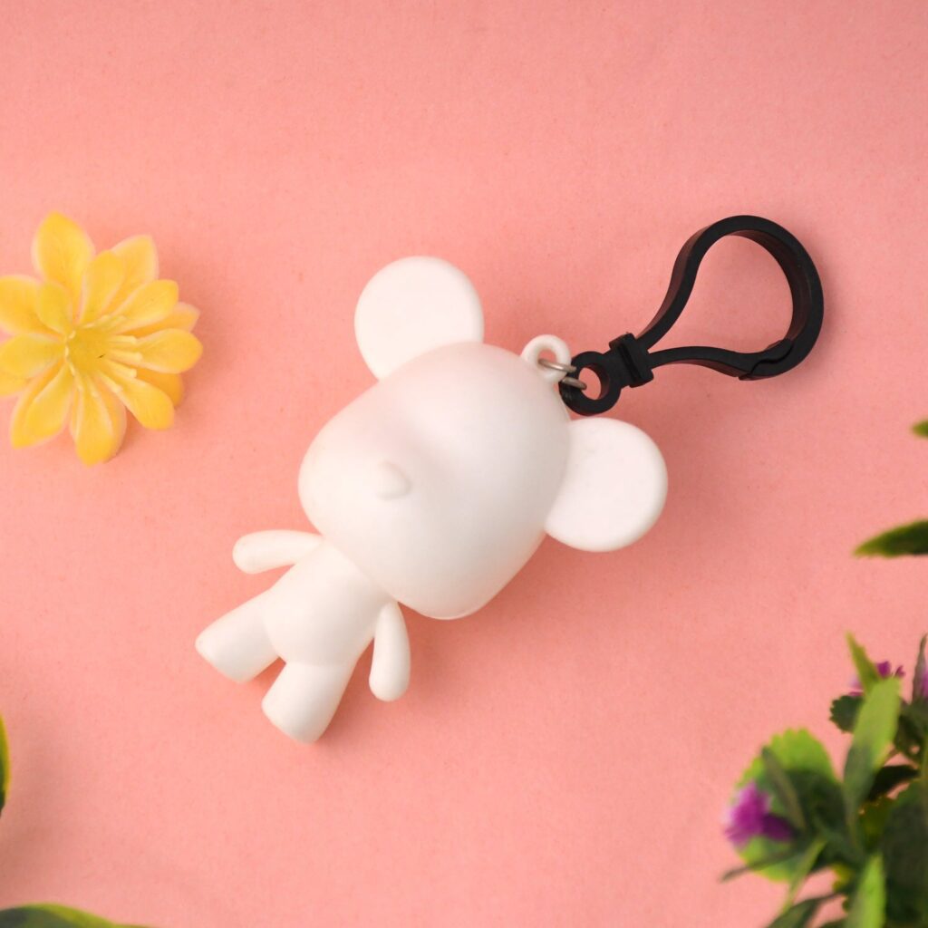 Cute Cartoon Bear Keychain (1 Pc) - Front View by Nari Haat, Indian ethnic wear, women clothing, designer suit