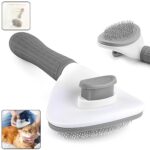 Self-Cleaning Slicker Brush for Dogs & Cats (1 Pc) - Front View by Nari Haat, Indian ethnic wear, women clothing, des...