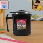 1 Pc Apex Cat Mug – 250 ml Stainless Steel Insulated Inner with Cute Cat Print - Closeup Embroidery by Nari Haat, I...