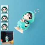 Cartoon Character Design Cute Action Figure Keychain (Mix  Design & 1 Pc) - Front View by Nari Haat, Indian ethnic we...