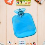 Transparent Personal Care Rubber Hot Water Heating Bag for Pain Relief (Small) - Front View by Nari Haat, Indian ethn...