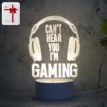 3D Acrylic LED Night Lamps – (1 Pc / Mix Design) - Front View by Nari Haat, Indian ethnic wear, women clothing, des...