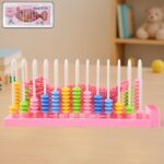 Abacus 13 Rods Counting Abacuses Toy Bead Educational Tools (1 Set / Mix Color) - Front View by Nari Haat, Indian eth...