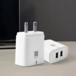 iBall Dual USB Wall Charger 5V/3.1A – High-Speed Dual Port Fast Charging (1 Pc) - Front View by Nari Haat, Indian e...