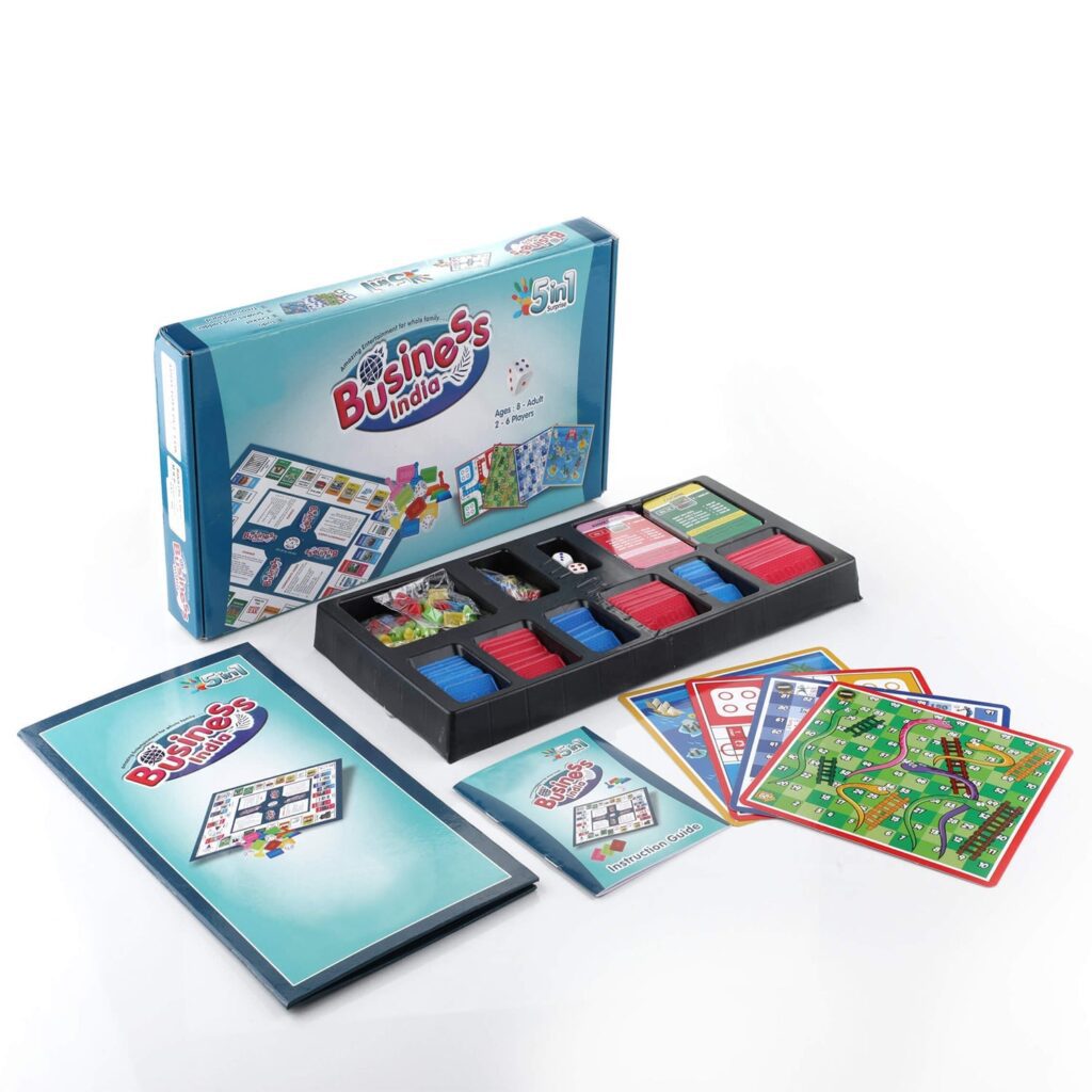 5 in 1 Business Board Game for Family