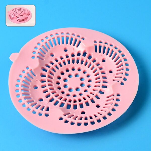Multipurpose Silicone Sink Drain Hair Catcher and Filter Cover (1 Pc) - Front View by Nari Haat, Indian ethnic wear, ...