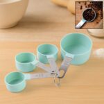 Measuring Cup Set with Stainless Steel Handles 4-Piece - Front View by Nari Haat, Indian ethnic wear, women clothing,...