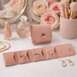 Compact Foldable Jewelry Storage Pouch / Wallet (1 Pc) - Front View by Nari Haat, Indian ethnic wear, women clothing,...