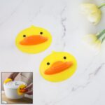 Cute Duck Shape Silicone Hot Pot Holder (2 Pc) - Front View by Nari Haat, Indian ethnic wear, women clothing, designe...