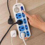 8 socket Heavy Duty Power Extension Board (10 mtr. / 1 Pc) - Neckline Detail by Nari Haat, Indian ethnic wear, women ...