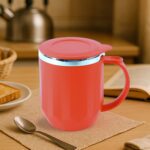 Apex Stainless Steel Insulated Mug, Tumbler 350ML (1 Pc) - Front View by Nari Haat, Indian ethnic wear, women clothin...