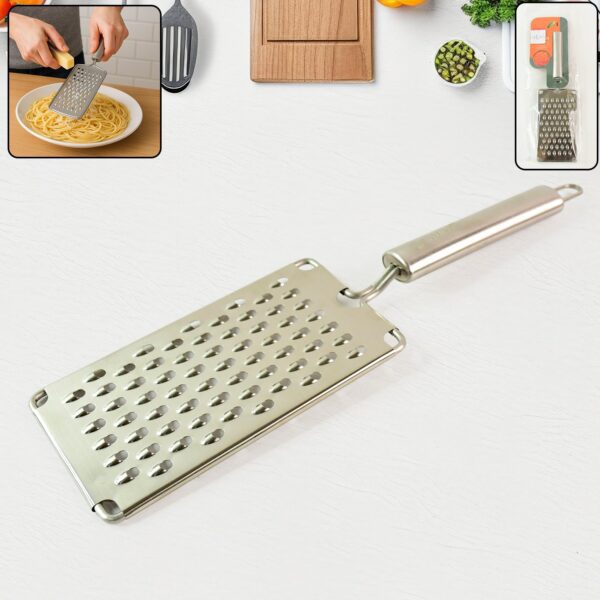 Apex Premium Stainless Steel Vegetable Grater (1 Pc) - Front View by Nari Haat, Indian ethnic wear, women clothing, d...