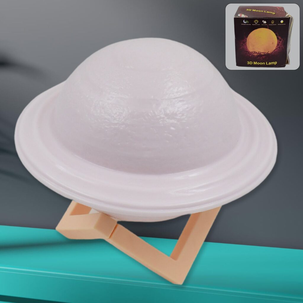 Multicolor 3D Saturn Lamp for Home Decoration
