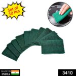 Scrub Sponge Cleaning Pads Aqua Green  10PCS - With Dupatta by Nari Haat, Indian ethnic wear, women clothing, designe...