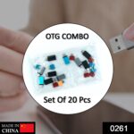 OTG Type C & USB to Micro USB Adapter (Pack of 20) - Image 2