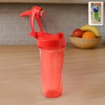 Supermom Manual Stirring Fitness Shaker Bottle with Hand Crank Approx 800 ML (1 Pc) - Front View by Nari Haat, Indian...