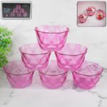 6pc Diamond shape ice cream bowl set - Front View by Nari Haat, Indian ethnic wear, women clothing, designer suit