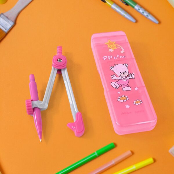 Geometry Compass Set for Kids (3 IN 1 / 1 Set) - Front View by Nari Haat, Indian ethnic wear, women clothing, designe...