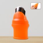 Thumb Knife Cutter with Silicone Finger Guard (1 Pc) - Front View by Nari Haat, Indian ethnic wear, women clothing, d...