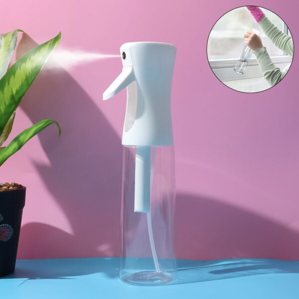 Continuous Fine Mist Spray Bottle - (1 Pc / 300 Ml Appox) - Front View by Nari Haat, Indian ethnic wear, women clothi...