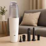 Multipurpose Cordless Rechargeable Mini Handheld Vacuum Cleaner Set - Front View by Nari Haat, Indian ethnic wear, wo...