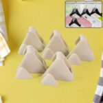 Multi-Functional Plastic Triangle Hanger Connector Hooks 5 Pcs Set - Front View by Nari Haat, Indian ethnic wear, wom...
