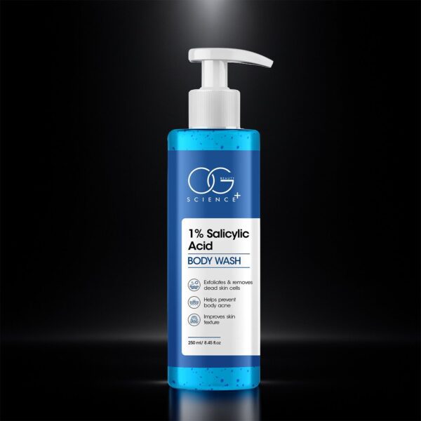 OG Beauty Science  1% Salicylic Acid Body Wash (250ML / 1 Pc) - Front View by Nari Haat, Indian ethnic wear, women cl...