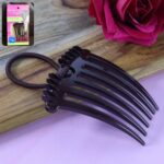 Ponytail Comb with Elastic Loop - (1 Pc) - Full Detail by Nari Haat, Indian ethnic wear, women clothing, designer suit