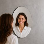 Elegant Oval Frameless Wall Mirror for Home & Office Decor (6 Pc) - Full Detail by Nari Haat, Indian ethnic wear, wom...