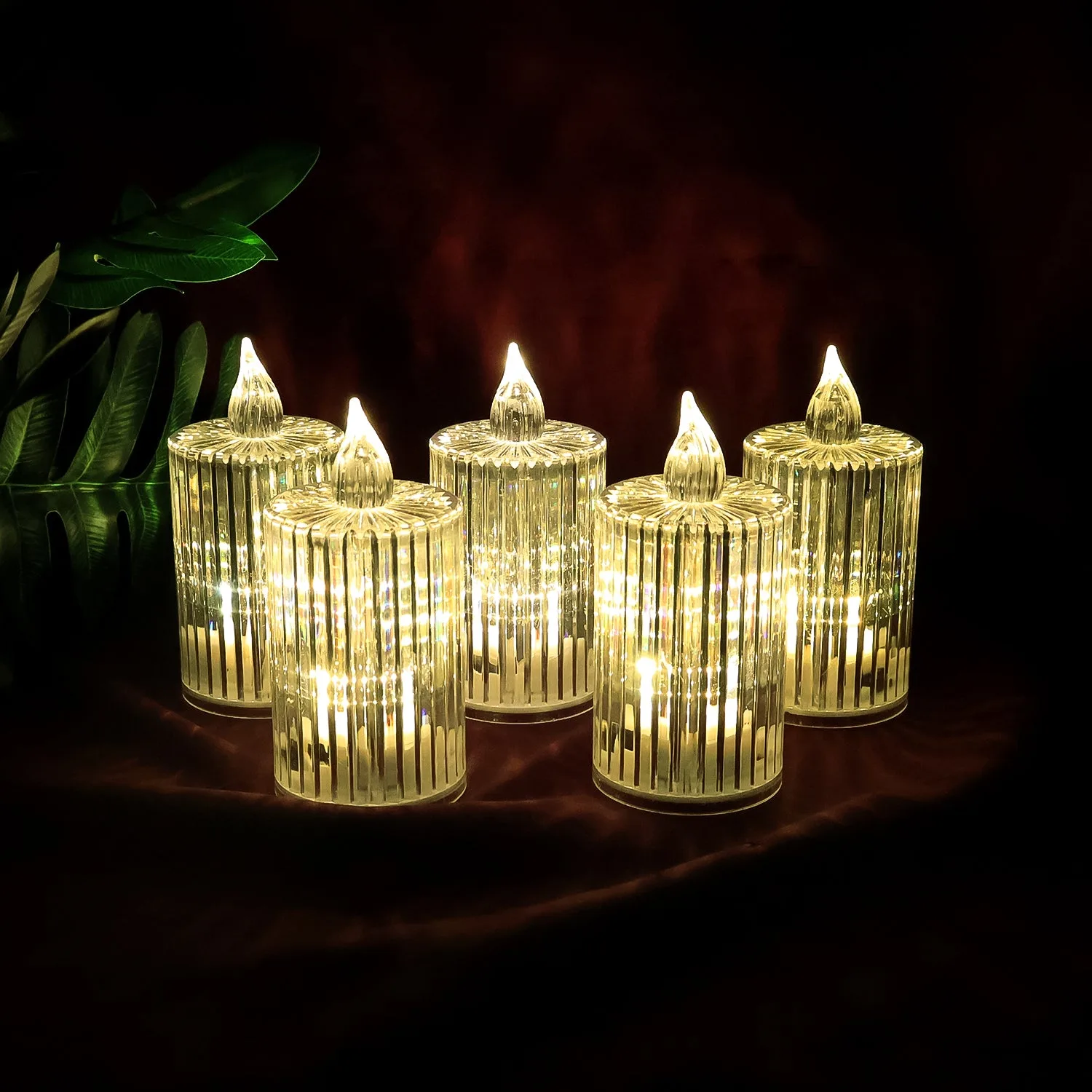 LED flameless candle lights