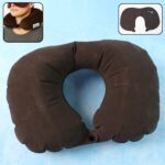Inflatable U-Shaped Travel Neck Pillow (1 Pc) - Back View by Nari Haat, Indian ethnic wear, women clothing, designer ...