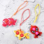 Silicone Push Pop Bubble Fidget Toy Keychain (1 Pc) - Fabric Detail by Nari Haat, Indian ethnic wear, women clothing,...