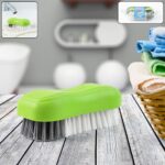 Pro Clean Multi-Purpose Cloth Washing Brush with Plastic Handle (1 Pc) - Front View by Nari Haat, Indian ethnic wear,...