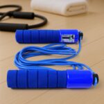 Adjustable Skipping Rope with Digital Jump Counter and Foam Grip Handles (1 Pc) - Front View by Nari Haat, Indian eth...