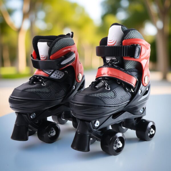 Adjustable Quad Roller Skates for Kids (1 Pair) - Front View by Nari Haat, Indian ethnic wear, women clothing, design...