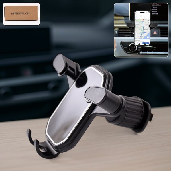 Universal Air Vent Gravity Car Phone Holder Mount (1 Set) - Front View by Nari Haat, Indian ethnic wear, women clothi...