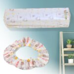 Air Conditioning Dust Cover - Folding AC Cover for Protection (1 Pc, 1.5 Ton) - Front View by Nari Haat, Indian ethni...