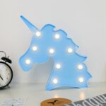Unicorn Shaped LED Decorative Night Light (1 Pc) - Front View by Nari Haat, Indian ethnic wear, women clothing, desig...
