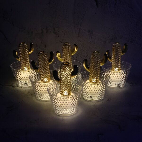 LED Flameless Decorative Candles (6 Pc) - Front View by Nari Haat, Indian ethnic wear, women clothing, designer suit