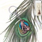 Bal Krishna Crawling Design Keychain (1 Pc) - Front View by Nari Haat, Indian ethnic wear, women clothing, designer suit