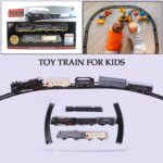Toy Train Set for Kids, Battery Operated Train with Track Set - Front View by Nari Haat, Indian ethnic wear, women cl...