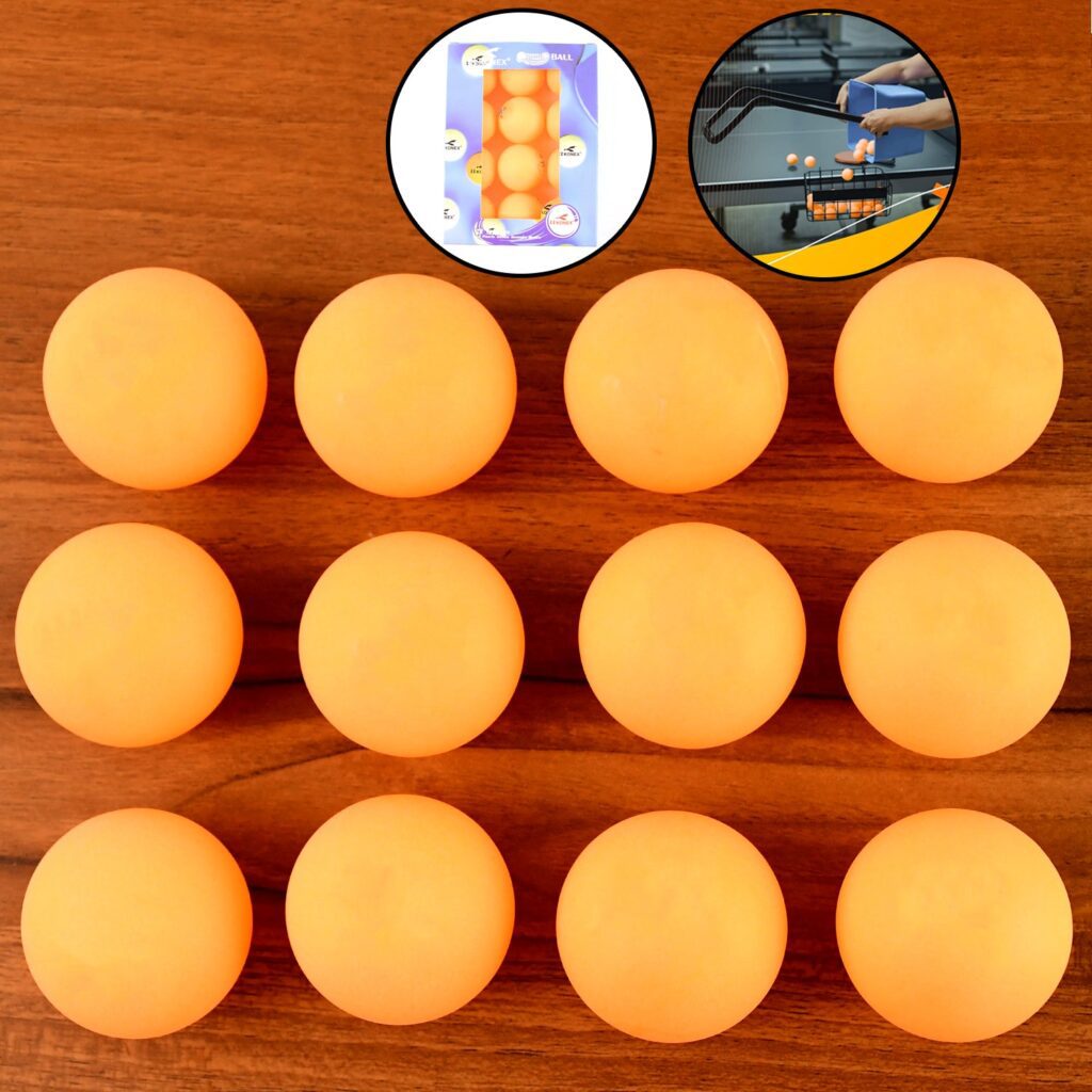 Star Seamless Table Tennis Balls (12 Pcs Set) - Front View by Nari Haat, Indian ethnic wear, women clothing, designer...